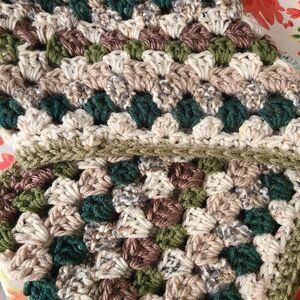 Handmade Crochet Scarf Forest Vibes RenFaire Cottagecore Fairycore MADE TO ORDER